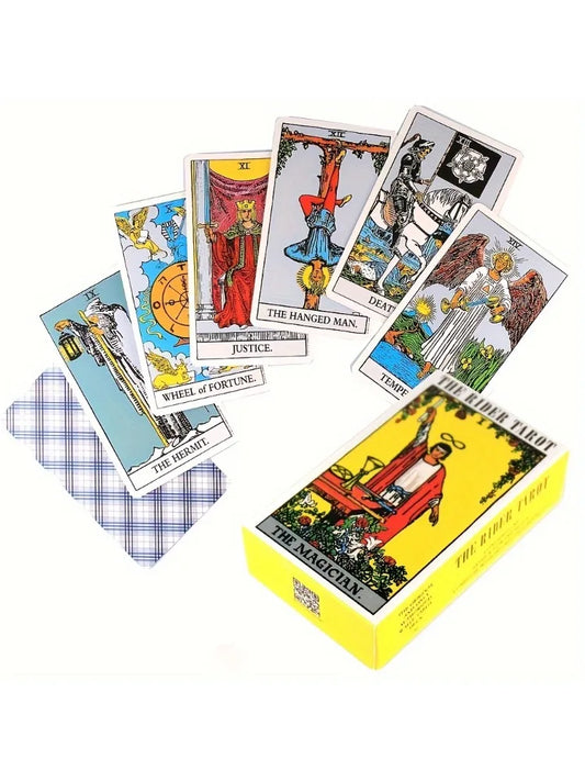 The Rider Tarot Deck – 78-Card Oracle Deck for Beginners with PDF Guidebook