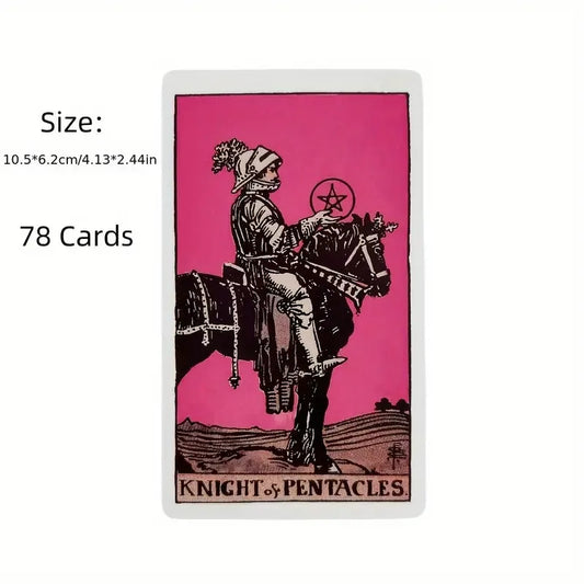 Pink Rider Tarot Cards โ Beginner-Friendly Divination Deck in English